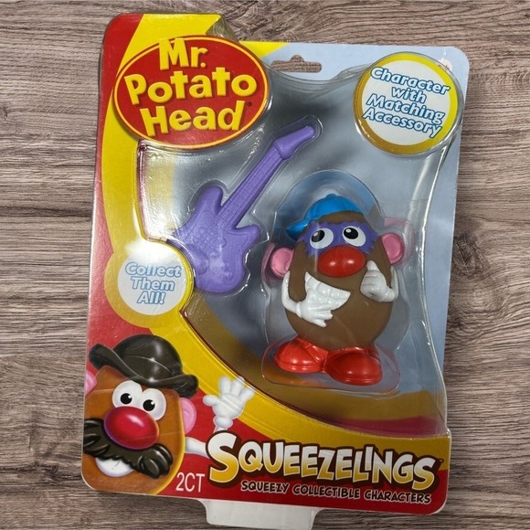 Mr.‎ Potato Head Squeezelings Guitar Collectible Toy New in Package - Picture 1 of 4